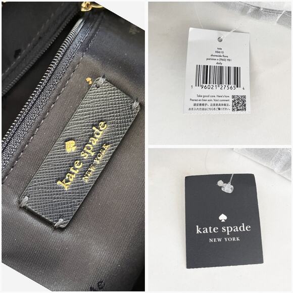 KATE SPADE Daily Tote Large Floral Blue NWT - Picture 6 of 11